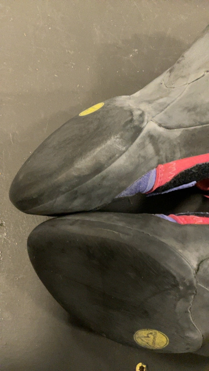 La Sportiva Shoes (Climbing) W7.5/38.5 White/Purple Kubo