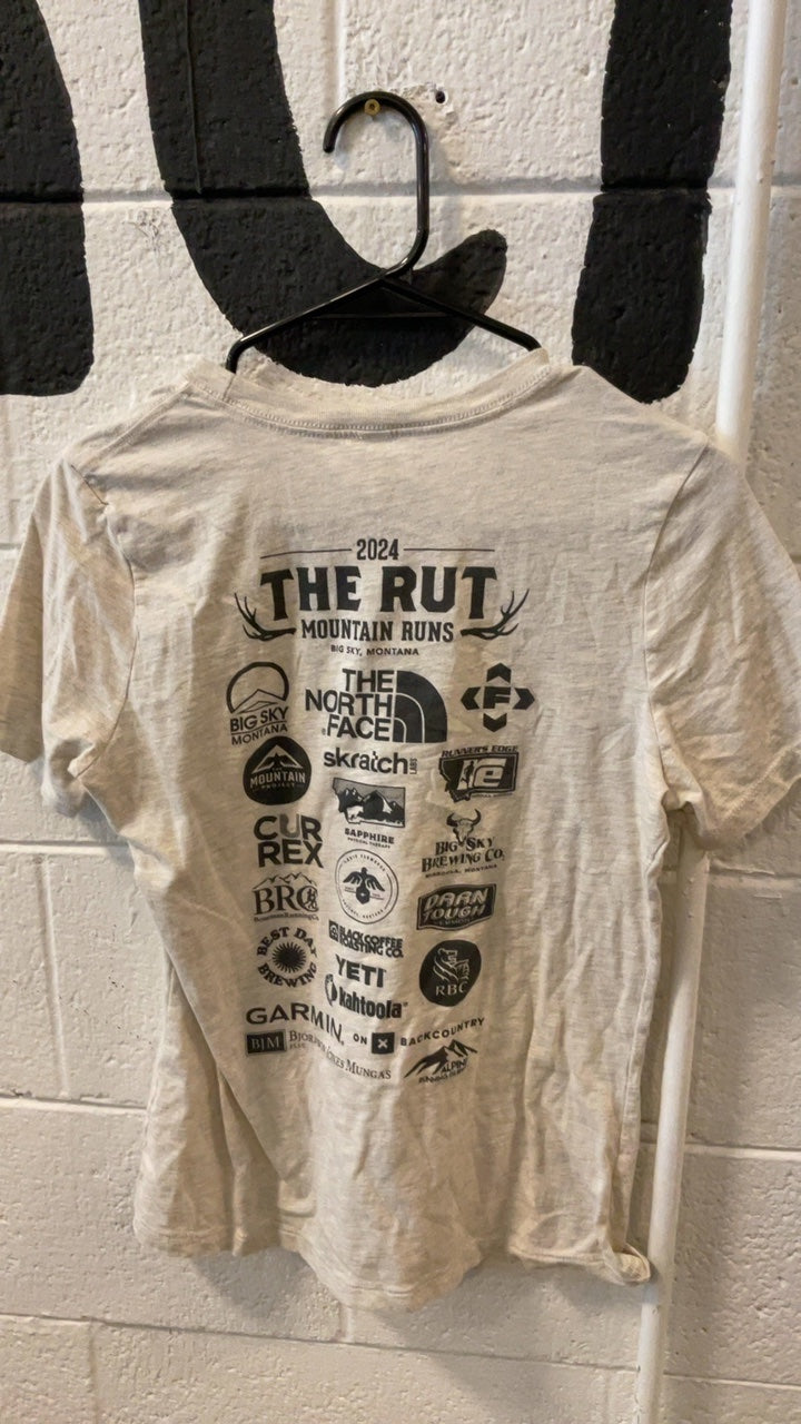 2024 The Rut Big Mountain Runs T-Shirt S Grey/Black