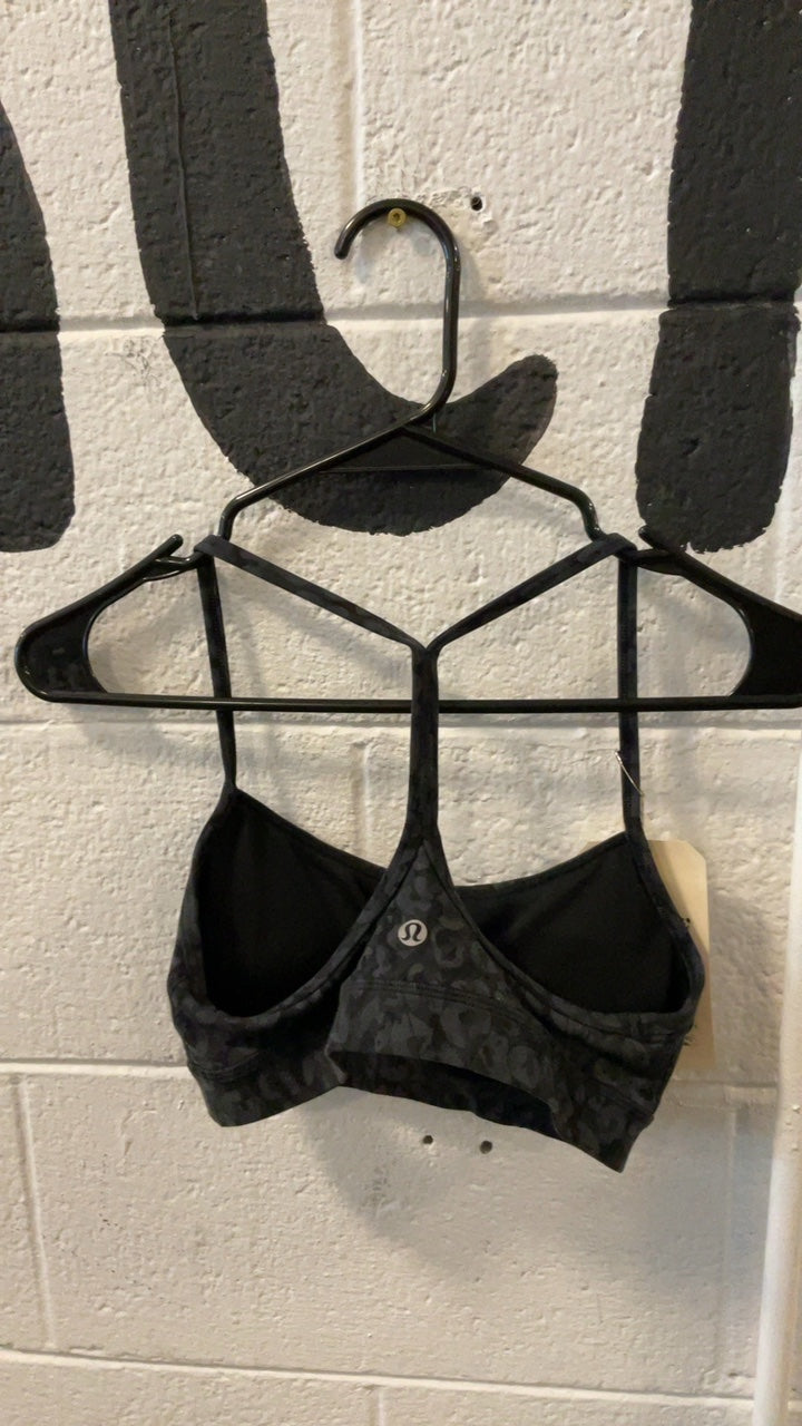 Lululemon Sports Bra S Grey Camo