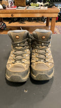 Merrell Moab 3 Mid Waterproof Shoes (Hiking Boots) 8 Brown/Blue