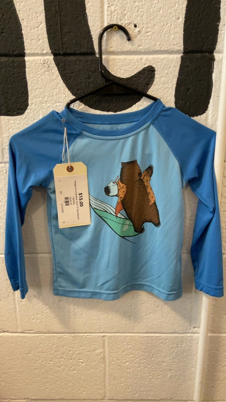 Patagonia Longsleeve Youth 3T Blue Beaver Capilene