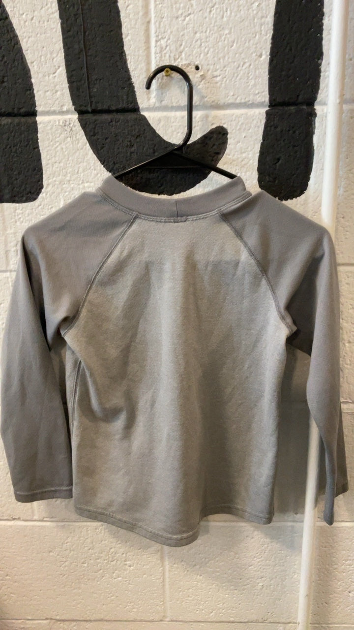 Patagonia Base Layer (Top) Youth S Grey Capilene 3 Midweight