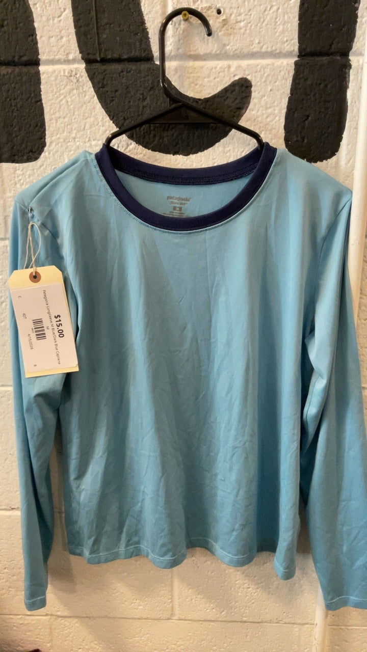 Patagonia Longsleeve M Blue/Dark Blue Capilene