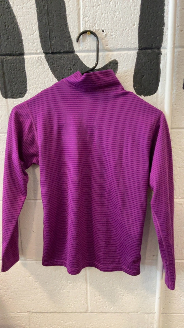 Patagonia Jacket Youth M Purple Quarter-Zip Capilene