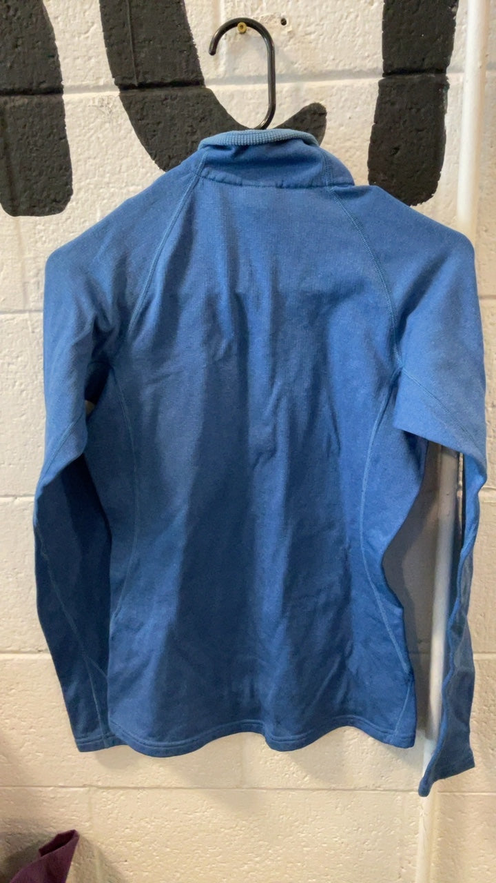 Patagonia Base Layer (Top) XS Blue Half Zip Capilene