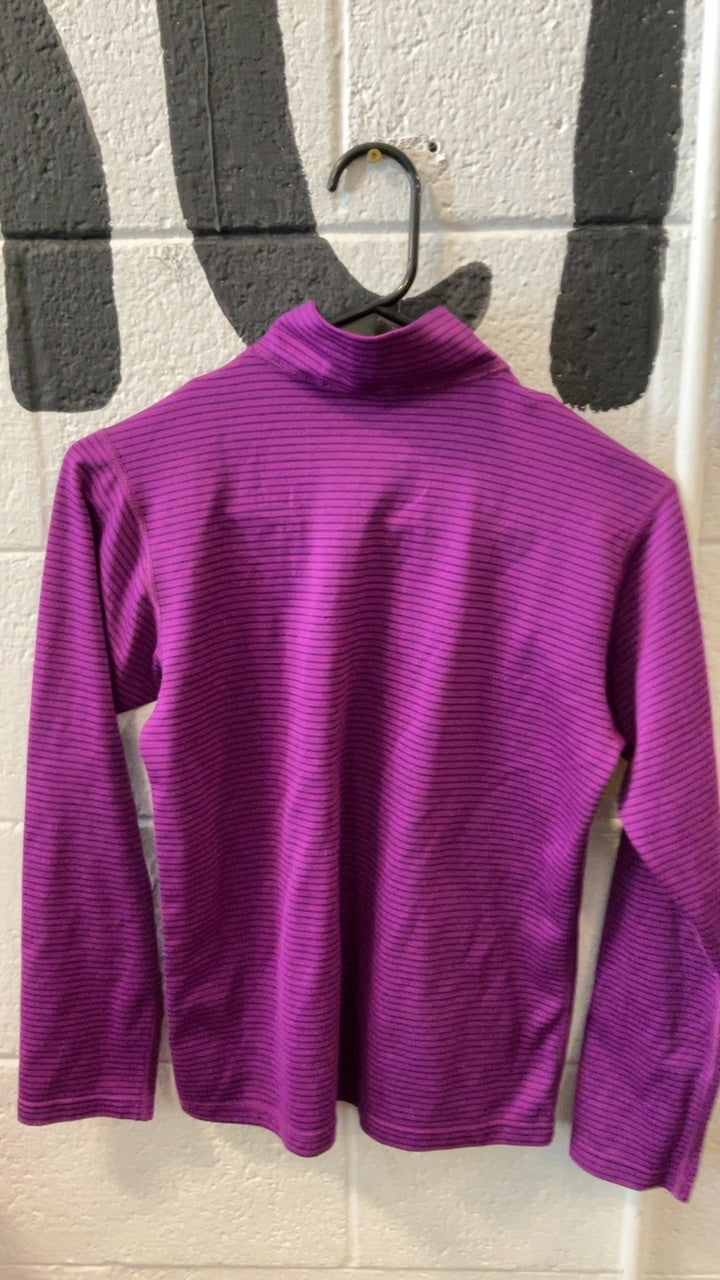 Patagonia Jacket Youth L Puple Capilene Quarter Zip