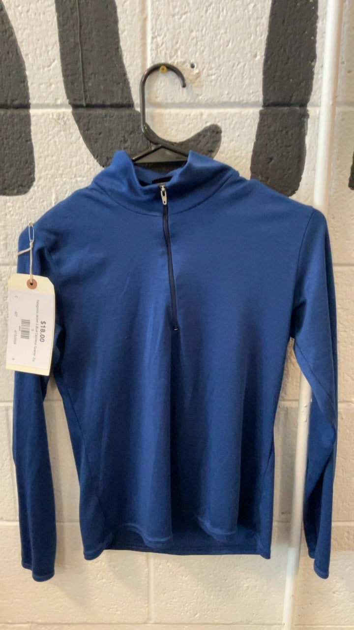 Patagonia Jacket S Blue Capilene Quarter Zip