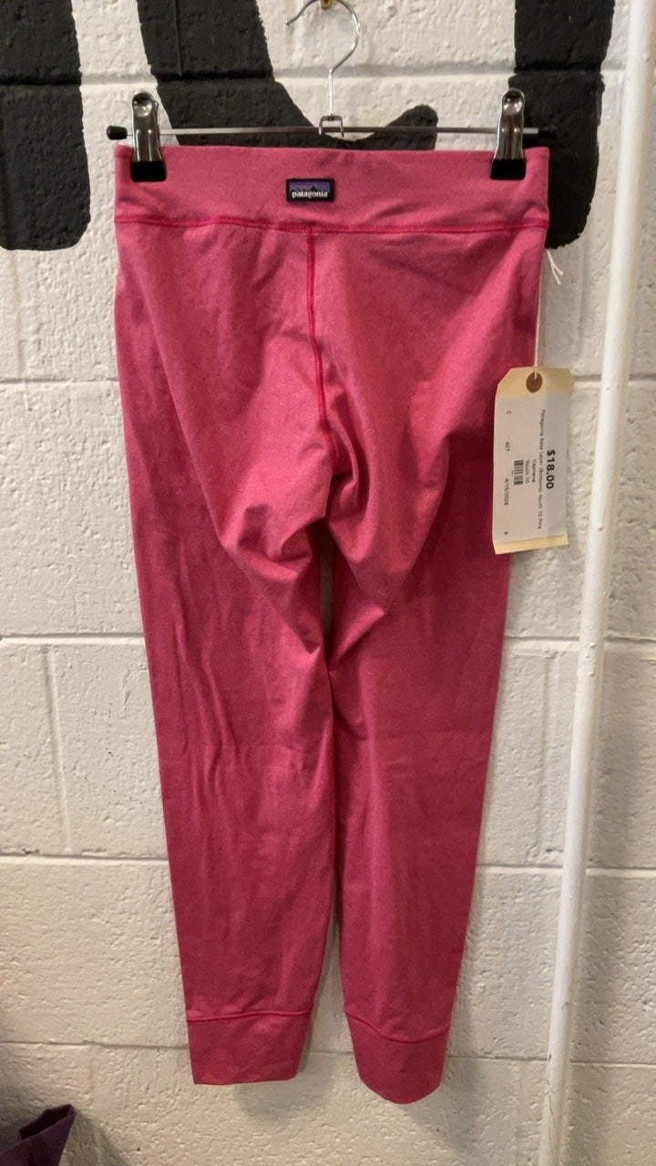 Patagonia Base Layer (Bottoms) Youth 10 Pink Capilene