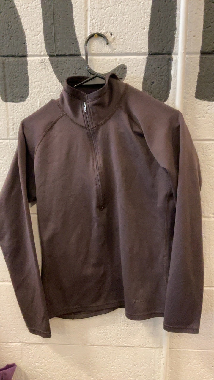 Patagonia Jacket M W's Brown Half Zip