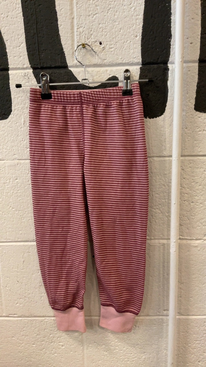 Patagonia Base Layer (Bottoms) Youth 3T Pink Stripe Capilene