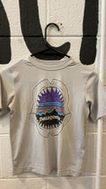 Patagonia T-Shirt Youth XS Beige Shark Mouth