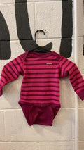 Patagonia Base Layer (Top) Youth 6M Pink Stripe Capilene