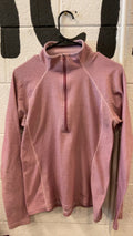 Patagonia Base Layer (Top) L Pink Capilene Half Zip