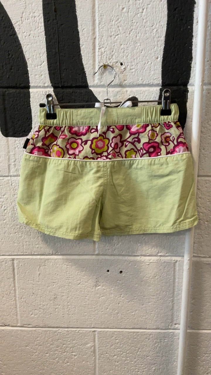 Patagonia Baggies 4" Shorts Youth S Green/Pink