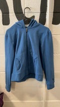 Patagonia Fleece Jacket (Full-Zip) (Hood) W/M Blue Plush Synchilla