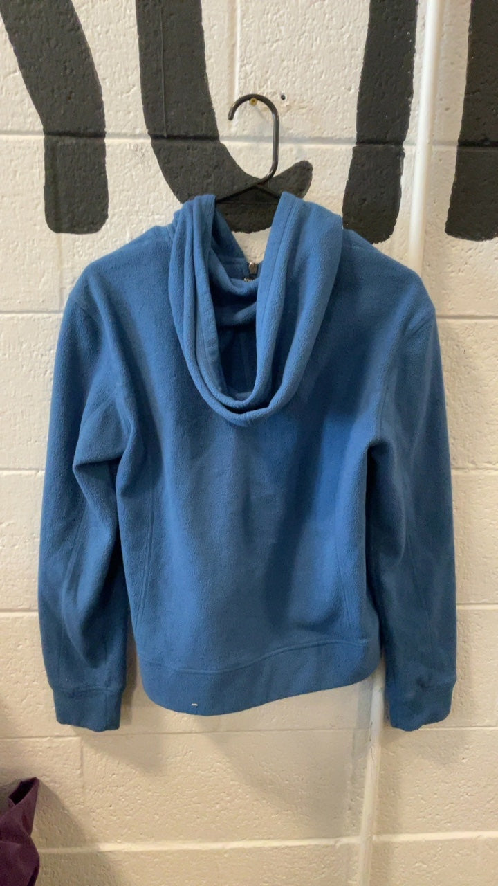 Patagonia Fleece Jacket (Full-Zip) (Hood) W/M Blue Plush Synchilla