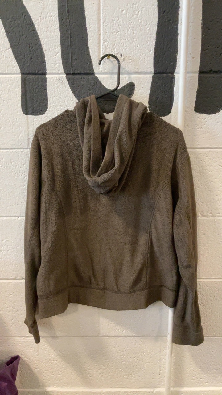 Patagonia Fleece Jacket (Full-Zip) (Hood) W/L Brown
