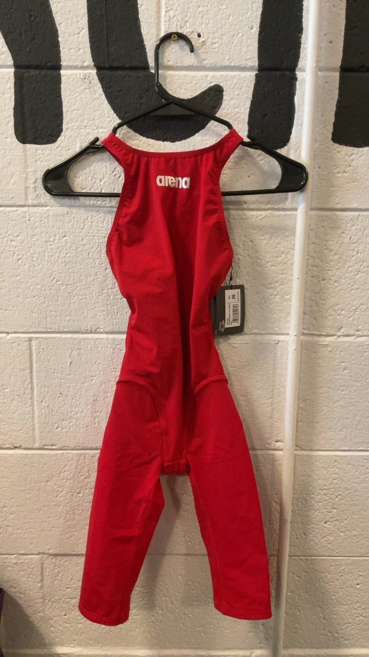 Arena Swimsuit (One-Piece) W26 Red Powerskin ST