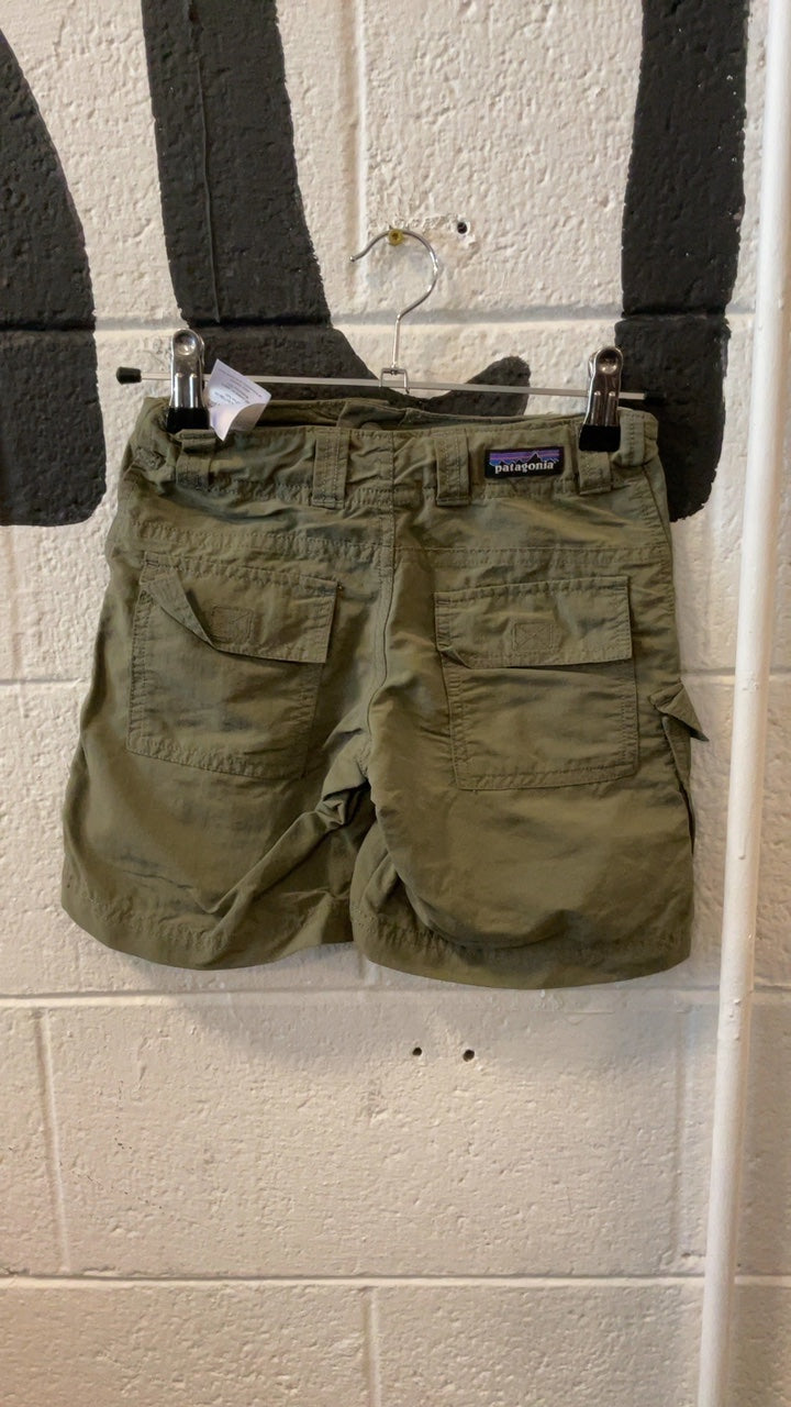 Patagonia Cargo Shorts Youth XS Green