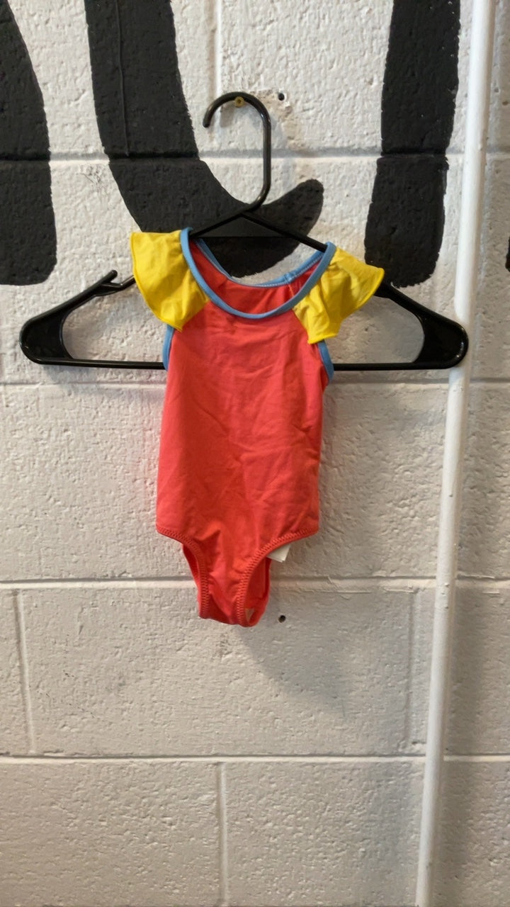Patagonia Water Sprout Swimsuit (One-Piece) 12M-18M Pink/Yellow/Blue