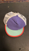 Patagonia Hat (Snapback) White/Purple/Blue