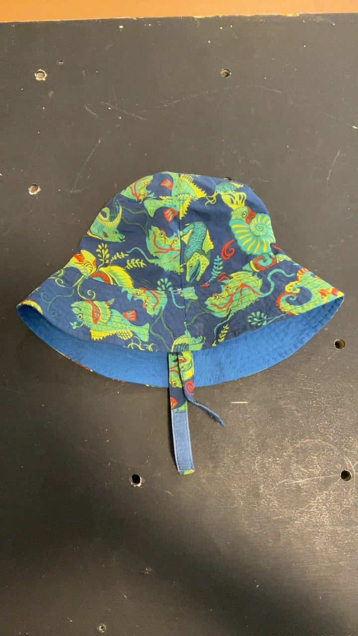 Patagonia Hat (Bucket) Youth M Blue/Green/Yellow