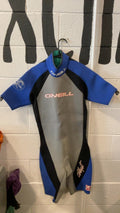 O'Neill Catalyst 2/1mm Wetsuit (Short Sleeve) L Grey/Blue