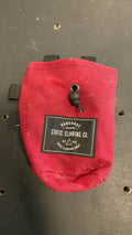 Static Climbing Waxed Canvas Chalk Bag Red