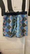 Volcom Stoneys Shorts (Board) M Blue/Green/Black