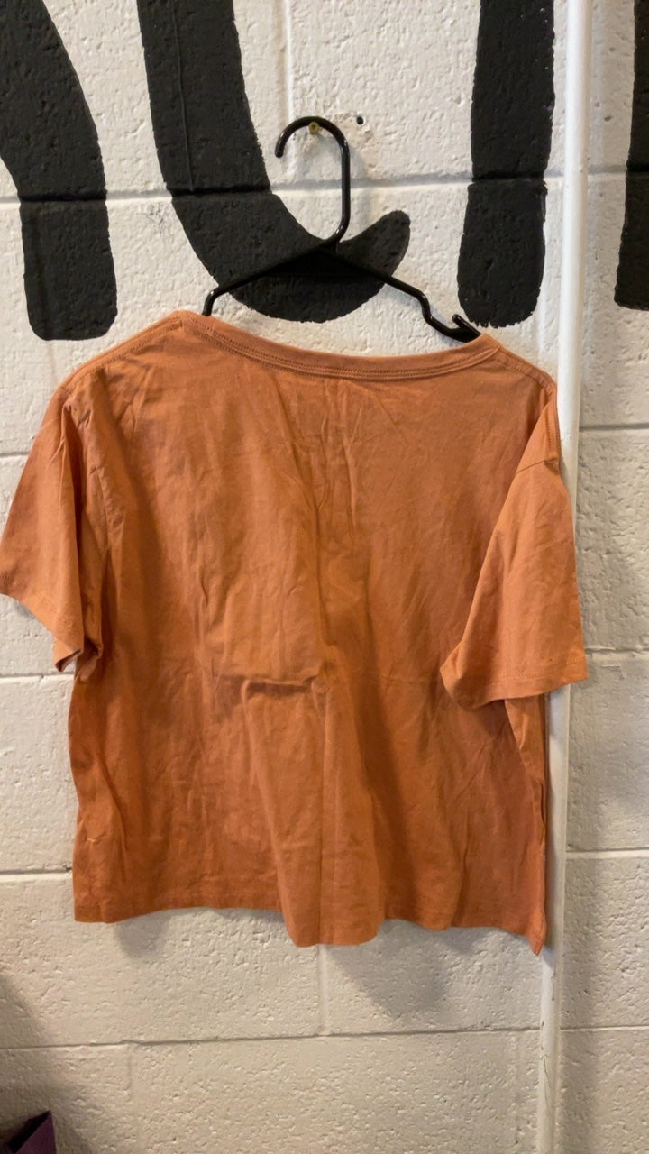 Patagonia T-Shirt S Orange Easy Cut Tee Surfer