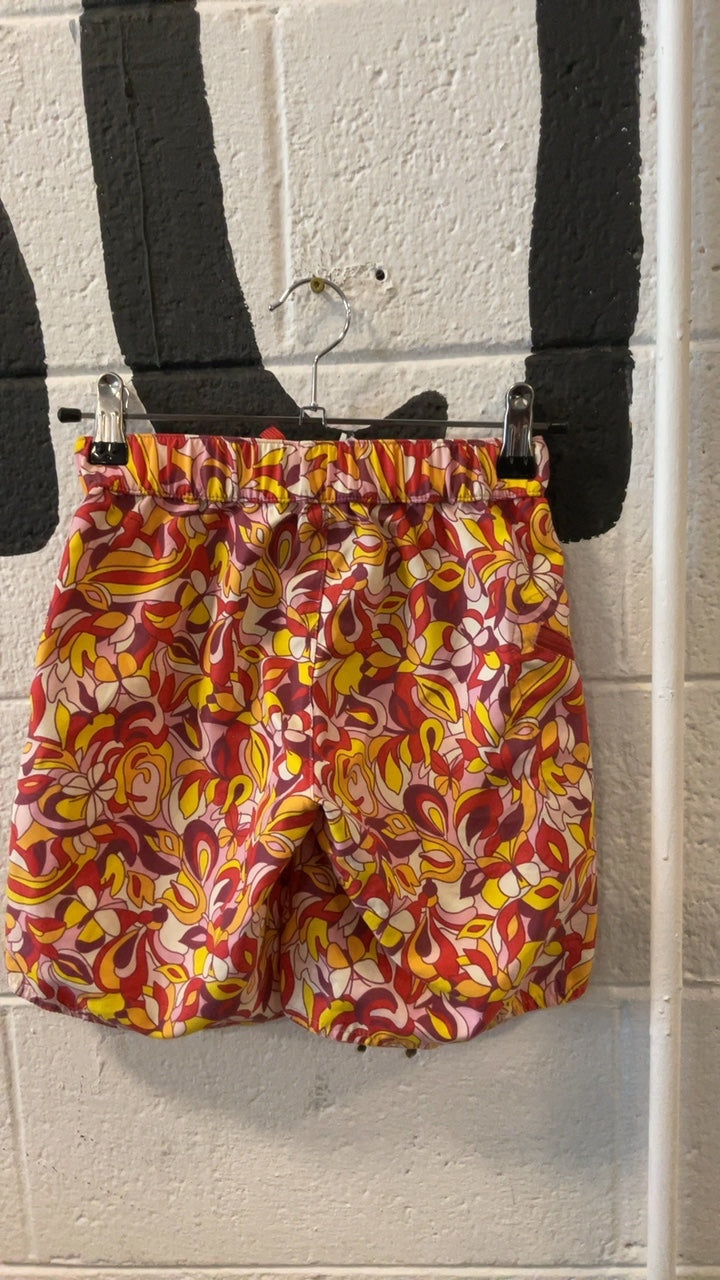Patagonia Shorts Youth XS Orange Pink Yellow