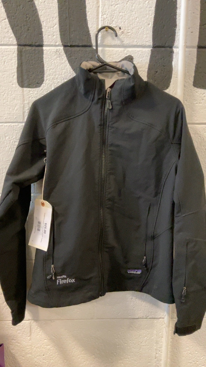 Patagonia Jacket S Black W's Guide Firefox