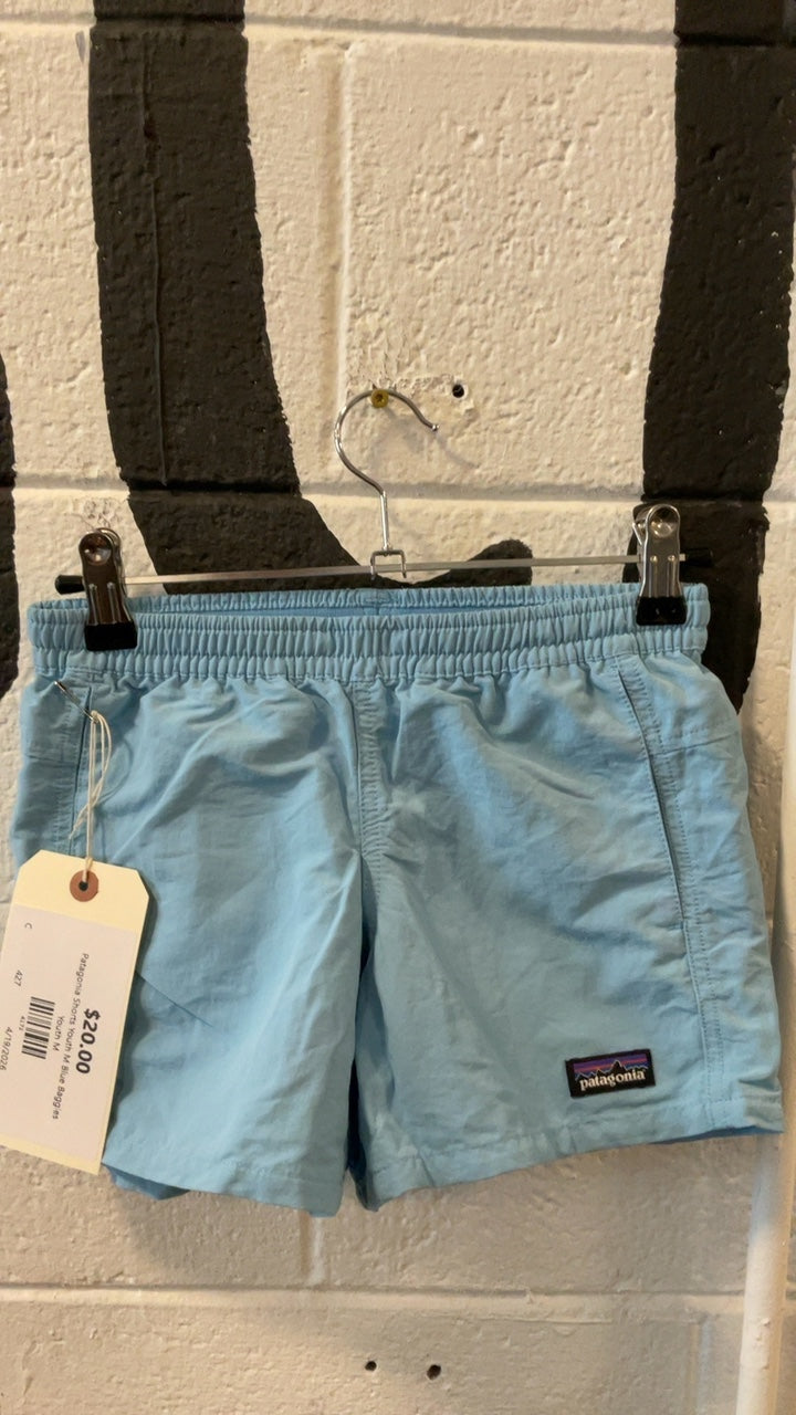Patagonia Shorts Youth M Blue Baggies