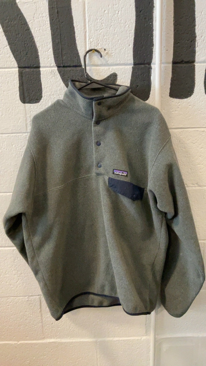 Patagonia Synchilla Jacket (Fleece) M Grey/Blue