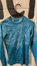 Smart Wool Base Layer (Top) W/S Blue intraknit 200