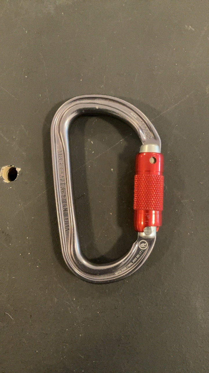 Petzl Am'D Climbing Hardware (Carabiner) Grey/Red
