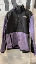 The North Face Fleece Jacket (Full-Zip) (No Hood) L Black/Purple Denali Polartec