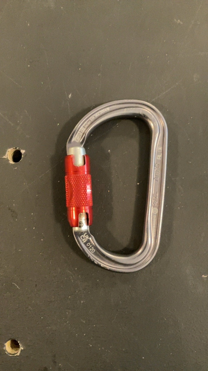 Petzl Am'D Climbing Hardware (Carabiner) Grey/Red