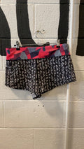 Title Nine Running Shorts S Black/White/Pink