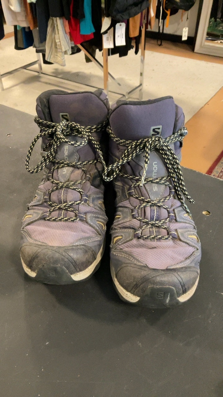 Salomon Shoes 9 Purple Gor-tex X-Ultra