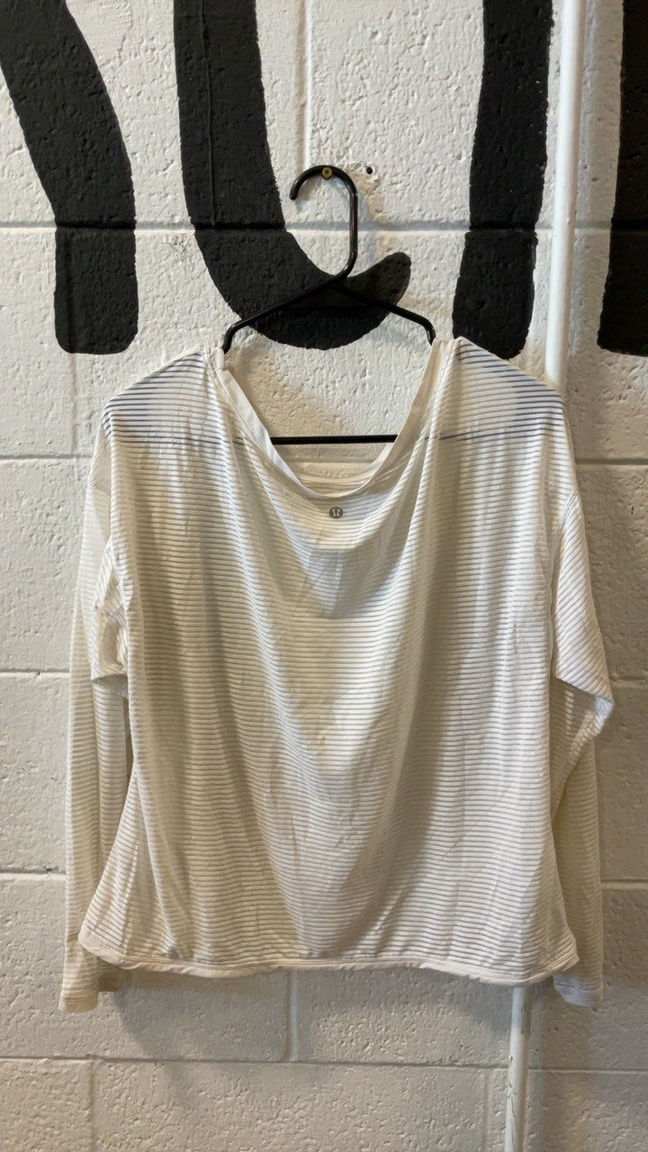Lululemon Athletica Longsleeve M White Womens Pullover