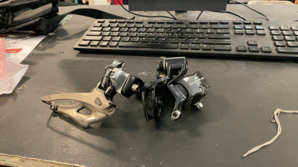 Campagnolo Chorus 11 Bike Parts (Rear/Front Derailleur) Black/Carbon