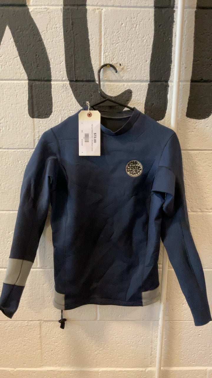 Rip Curl Wetsuit (Top) L Blue/Black 1.5mm