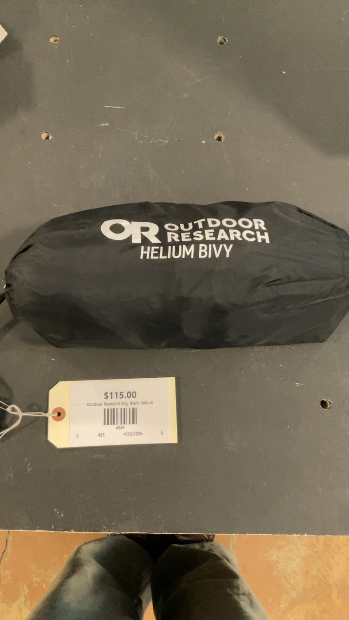 Outdoor Research Bivy Black Helium