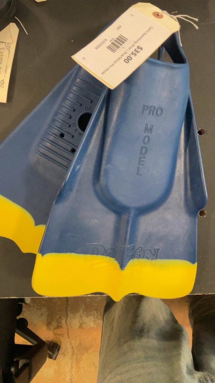 DaFin Swimming (Fins) L Blue/Yellow Pro Model