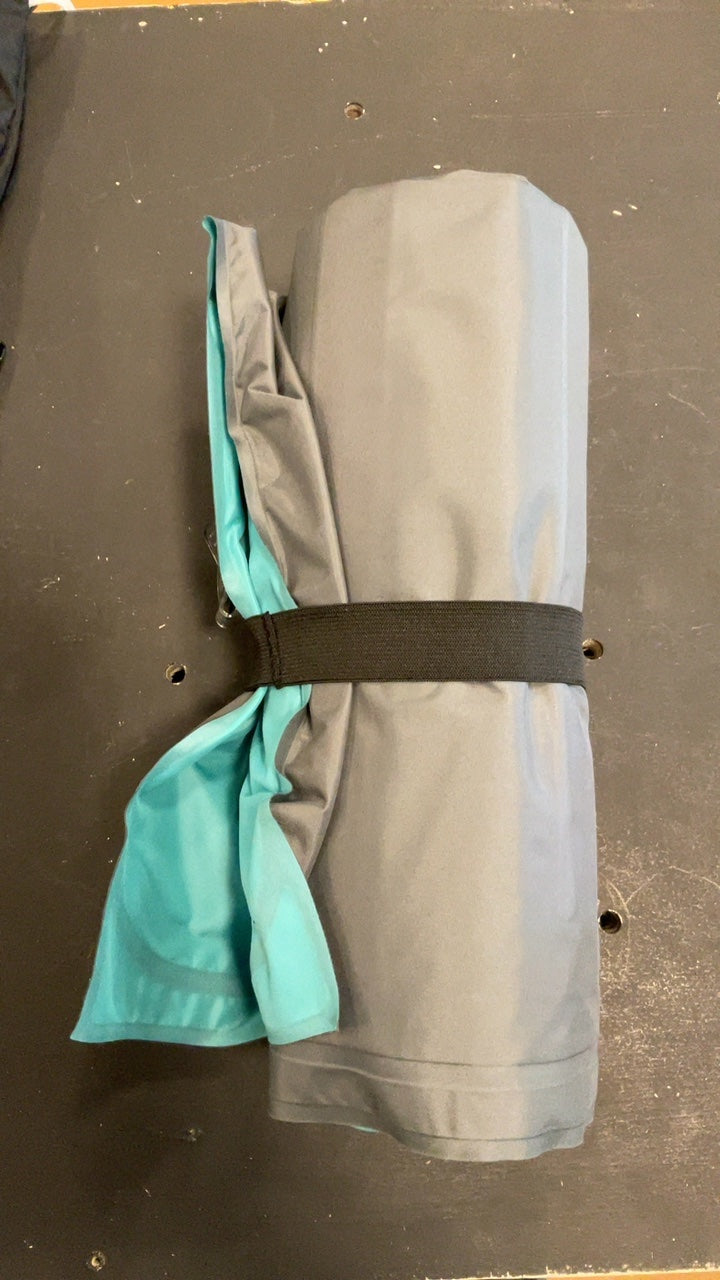 Zooobelives Sleeping Pad 74"x24"x4" Grey/Turqoise airlive2000