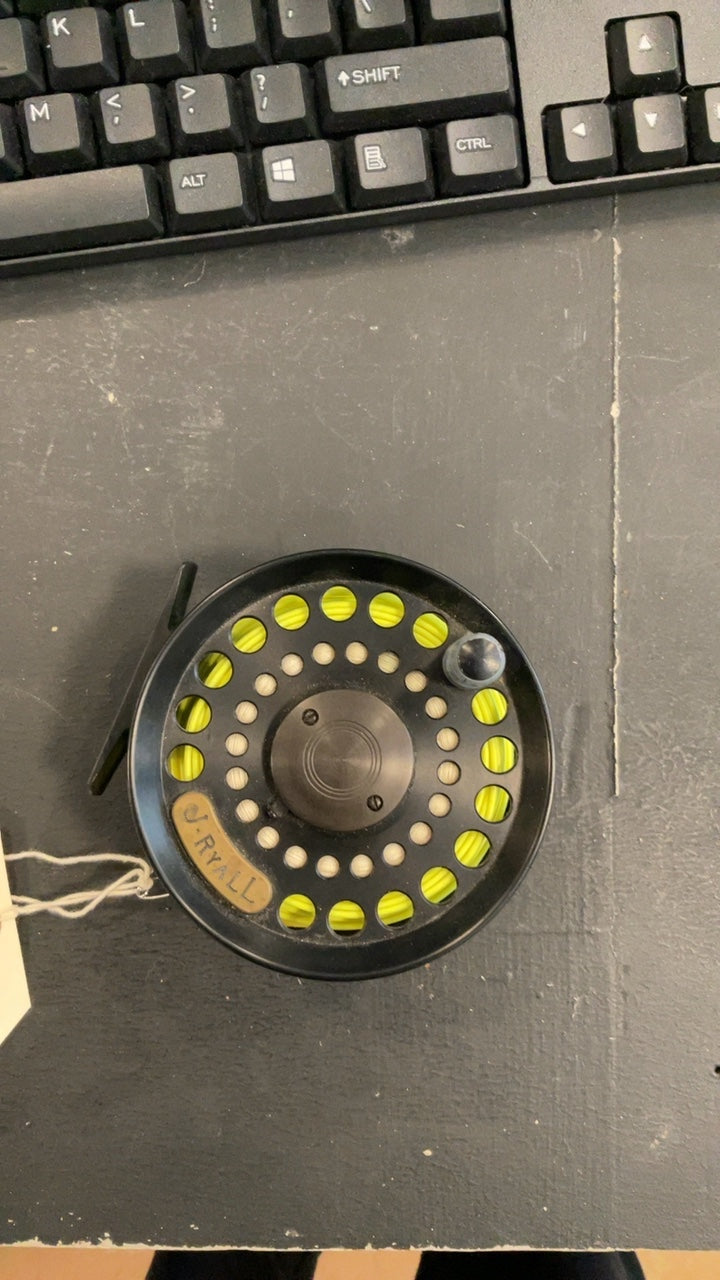 J. Ryall Fly Fishing (Reel) 9 Wieght Black/Green Bass Bug