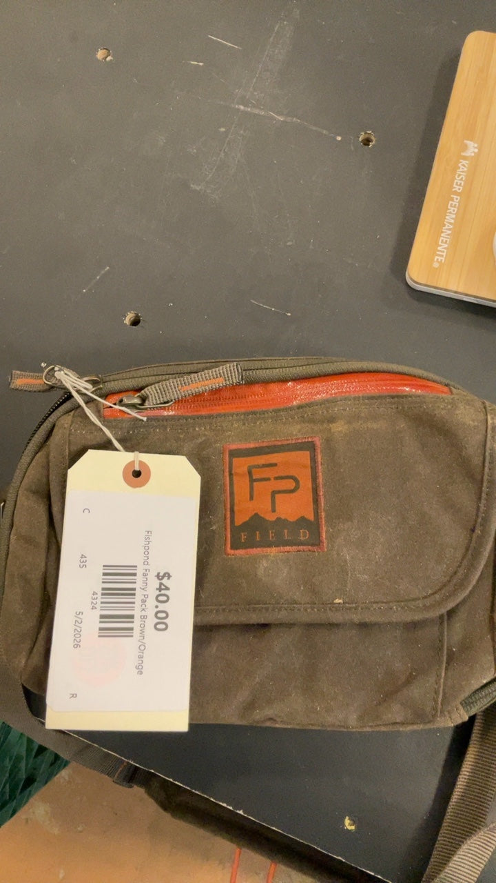 Fishpond Fanny Pack Brown/Orange