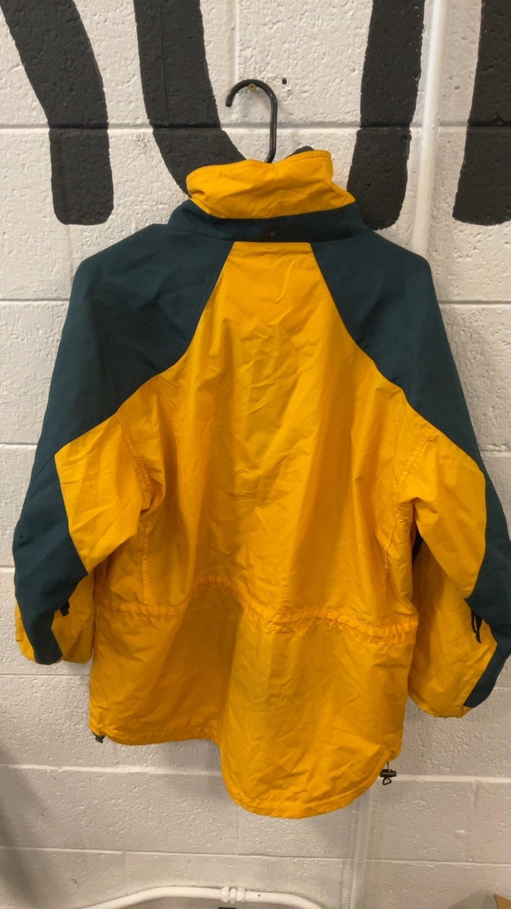 Columbia Jacket L Yellow/Blue Sportswear Comapny