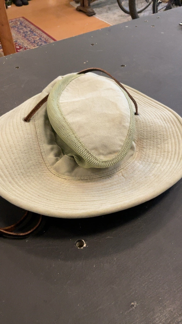 Dorfman Pacific Hat (Drawstring) Green Mesh Top